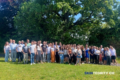 Group picture of the participants of the 2025 Annual Retreat in Spiez, Switzerland.