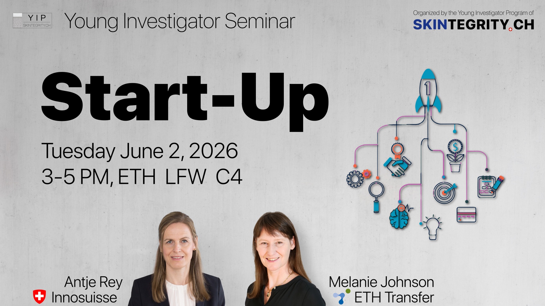 YIP Event, Spring 2026: a seminar and panel discussion on the topic of startup foundation, IP protection, and value creation